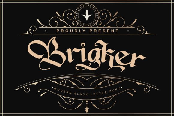 Brigker: Evaluating a Bold Blackletter for Distinctive Design Projects