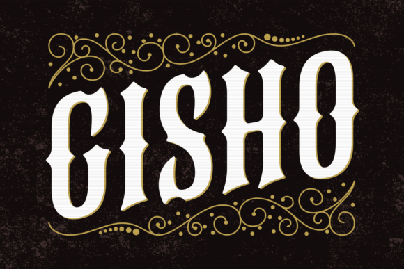 Gisho: Elevating Design with Vintage Blackletter Elegance