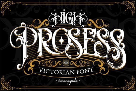 High Prosess: A Bold Blackletter for Modern Branding