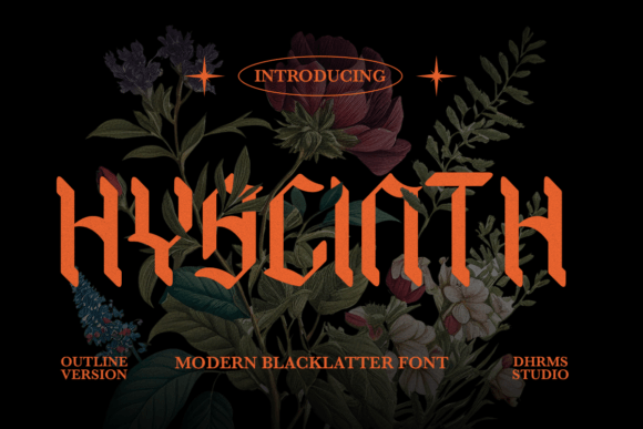 Hyacinth Font: Modern Blackletter for Bold Branding