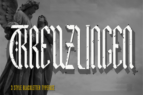 Kreuzlingen: A Bold Blackletter for Dark Design Projects