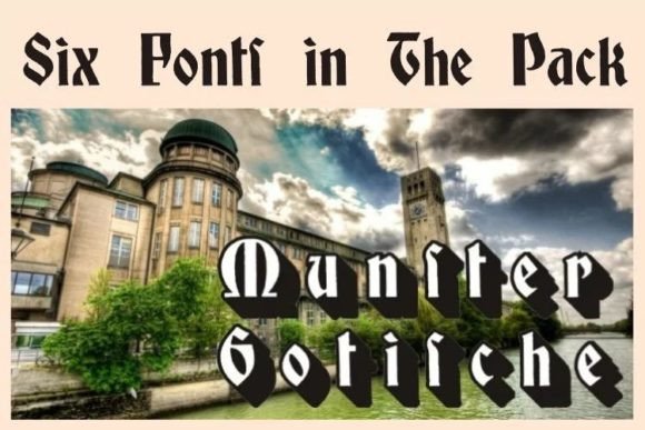 Munster Gotische: Reviving 1896 Blackletter for Modern Design