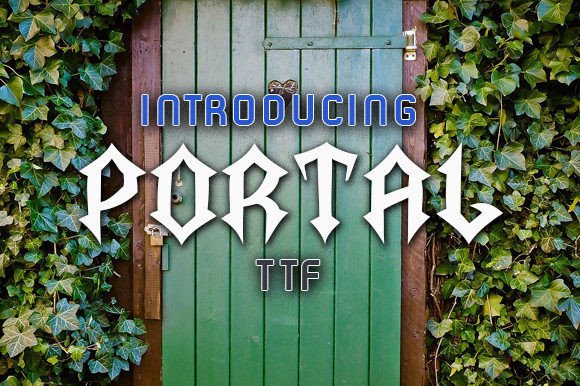 Portal: A Bold Blackletter for Modern Design