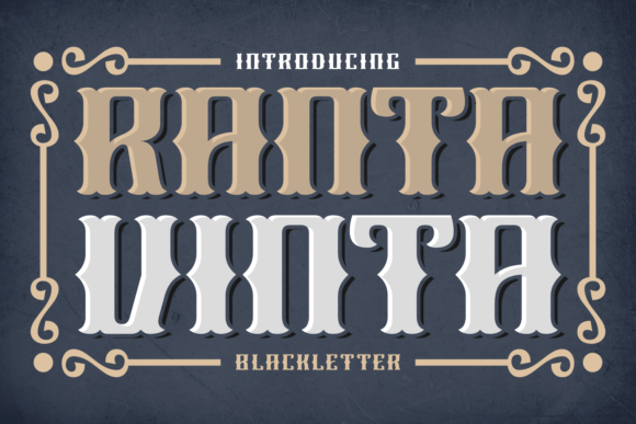 Ranta Vinta: The Bold Statement Font for High-Impact Design