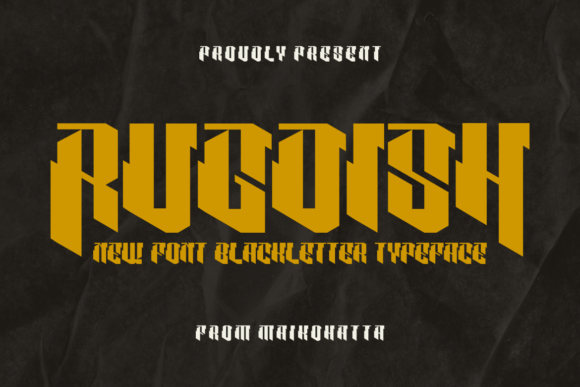 Rugdish: The Modern Blackletter Font for Bold Branding