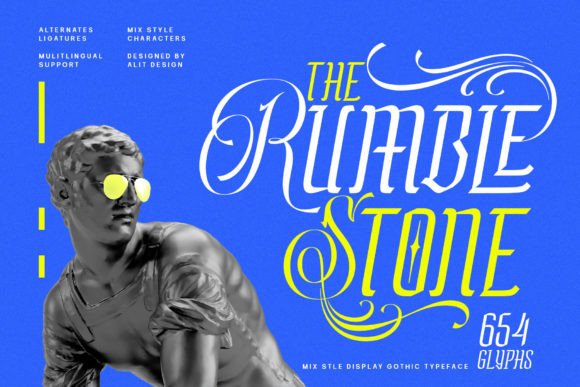Rumble Stone Font Evaluation