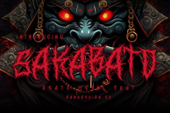 Sakabato: Integrating a Distinctive Horror Metal Typeface into Professional Design Workflows