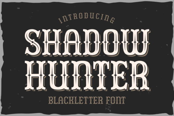 Shadow Hunter Typeface Review