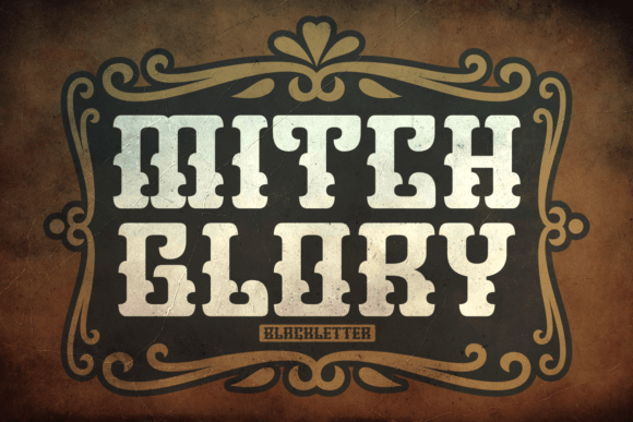 The Art of Vintage Typography: Mastering the Mitch Glory Typeface