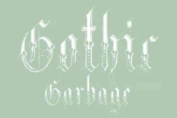 The Dark Aesthetic of Gothic Garbage: Embracing the Grunge Blackletter Revolution