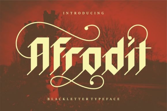 The Power of Afrodit: Elevating Design with Bold Blackletter Typography
