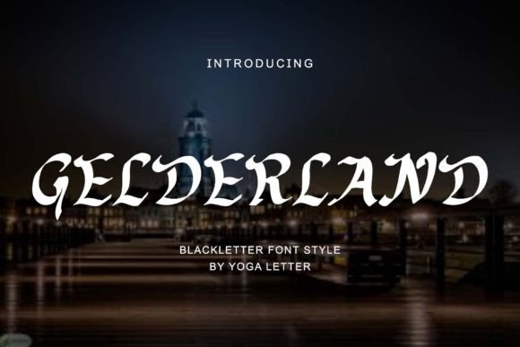 Why Gelderland is the Go-To Blackletter Font for Modern Branding and Design